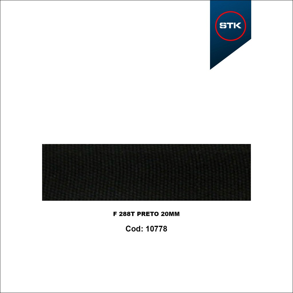 FITA 288 20MM PRETO