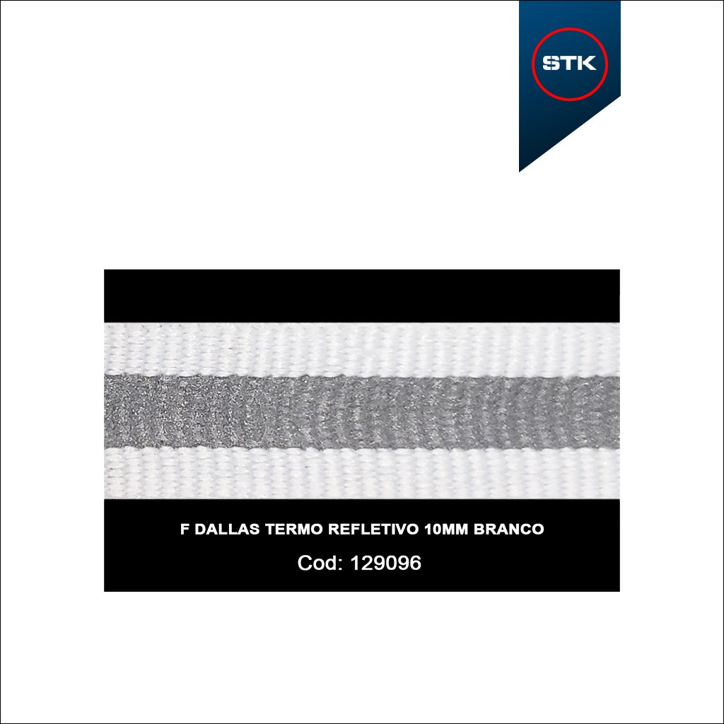 FITA DALLAS TERMO REFLETIVO 10MM BRANCO