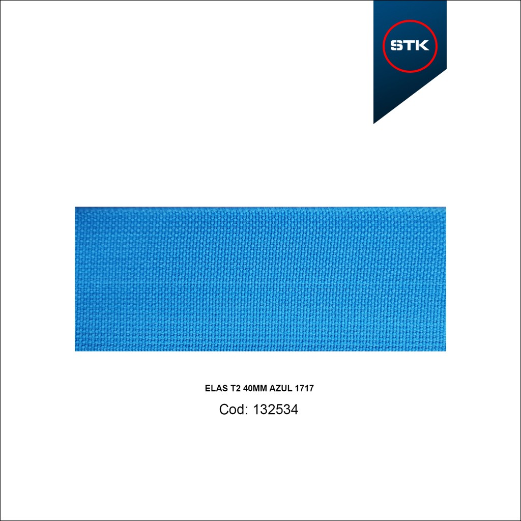 ELÁSTICO STK 187 T2 40MM AZUL 1717