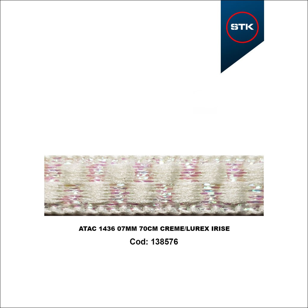 ATACADOR STK 1436 07MM CREME / LUREX IRISE