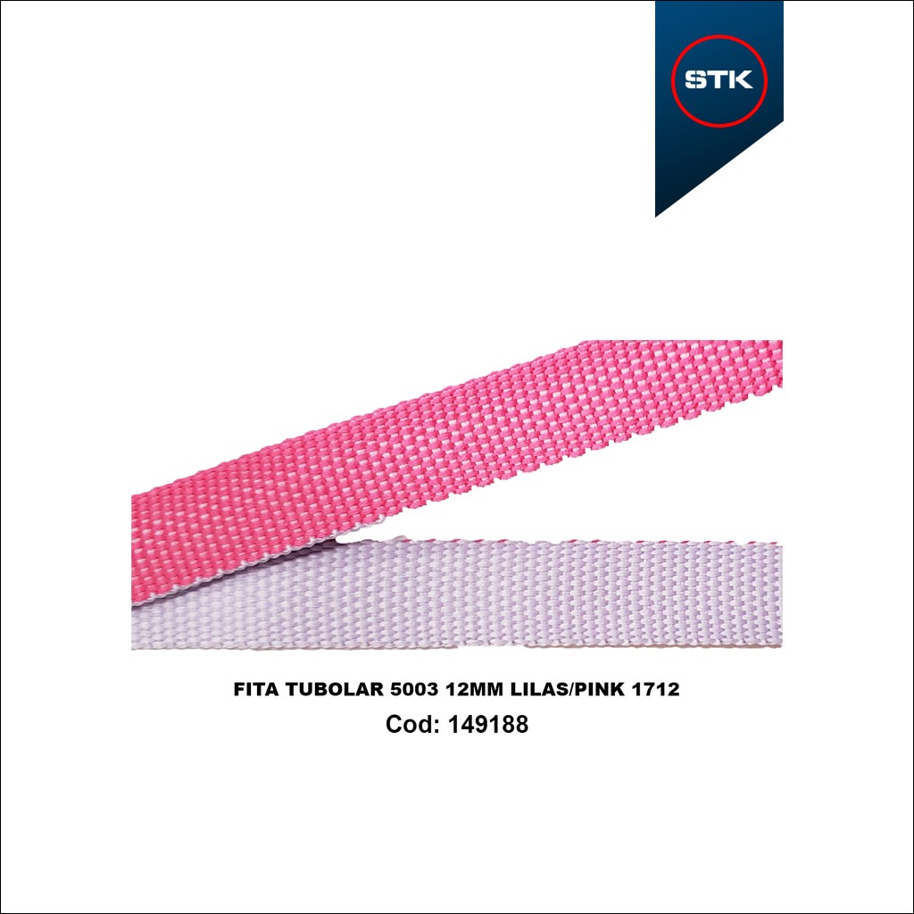 FITA TUBOLAR 5003 12MM LILAS / PINK