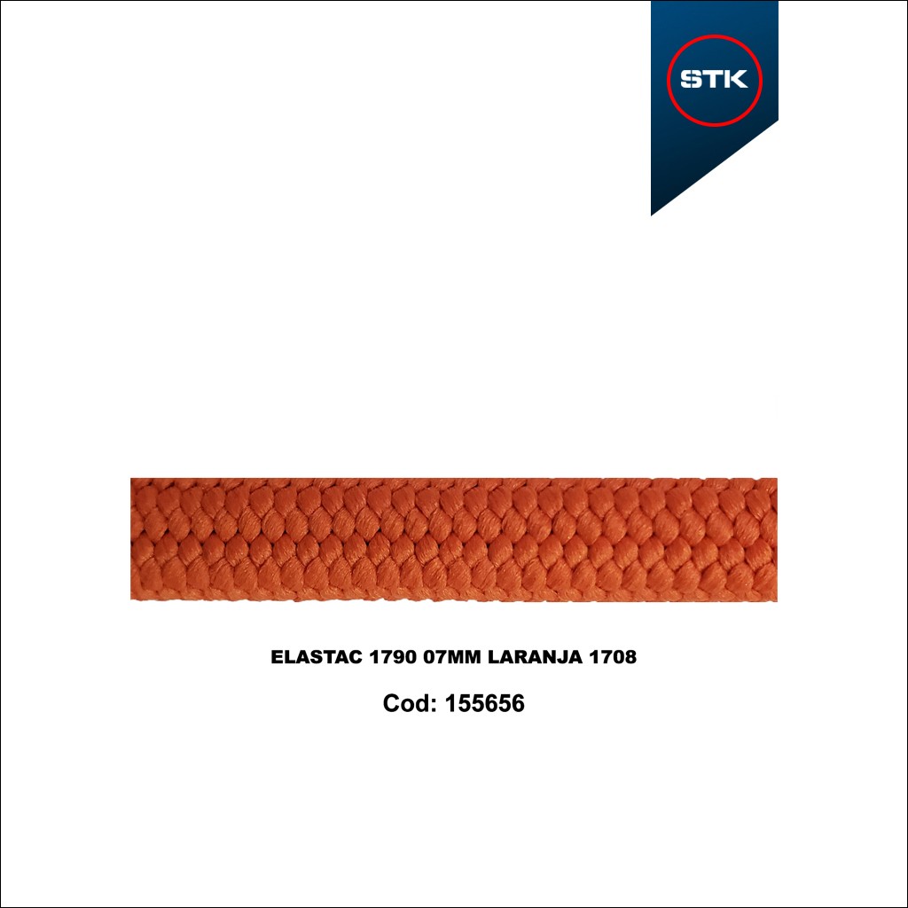 ELÁSTICO STK 1790 07MM LARANJA 1708