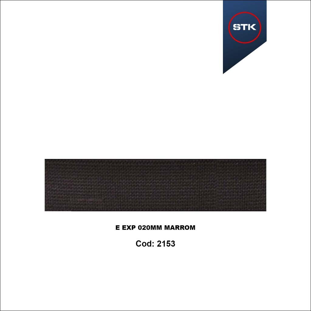 ELÁSTICO STK 156 EXPORTAÇÃO 20MM MARRON